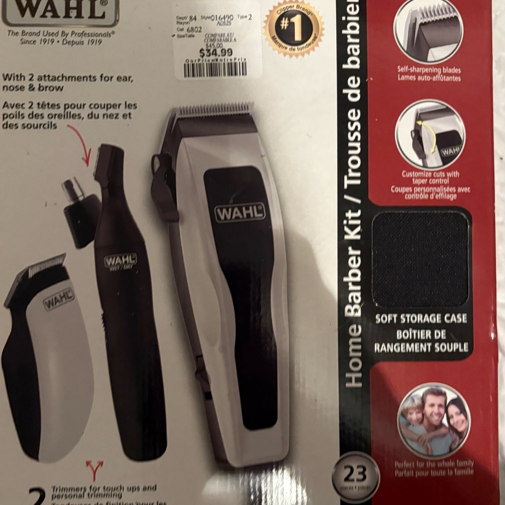 Wahl Black and Silver Grooming Kit